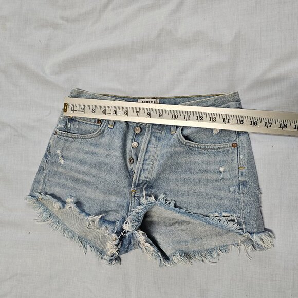AGOLDE Parker Vintage Cutoff Shorts Women Size 26 Swapmeet - Picture 7 of 15